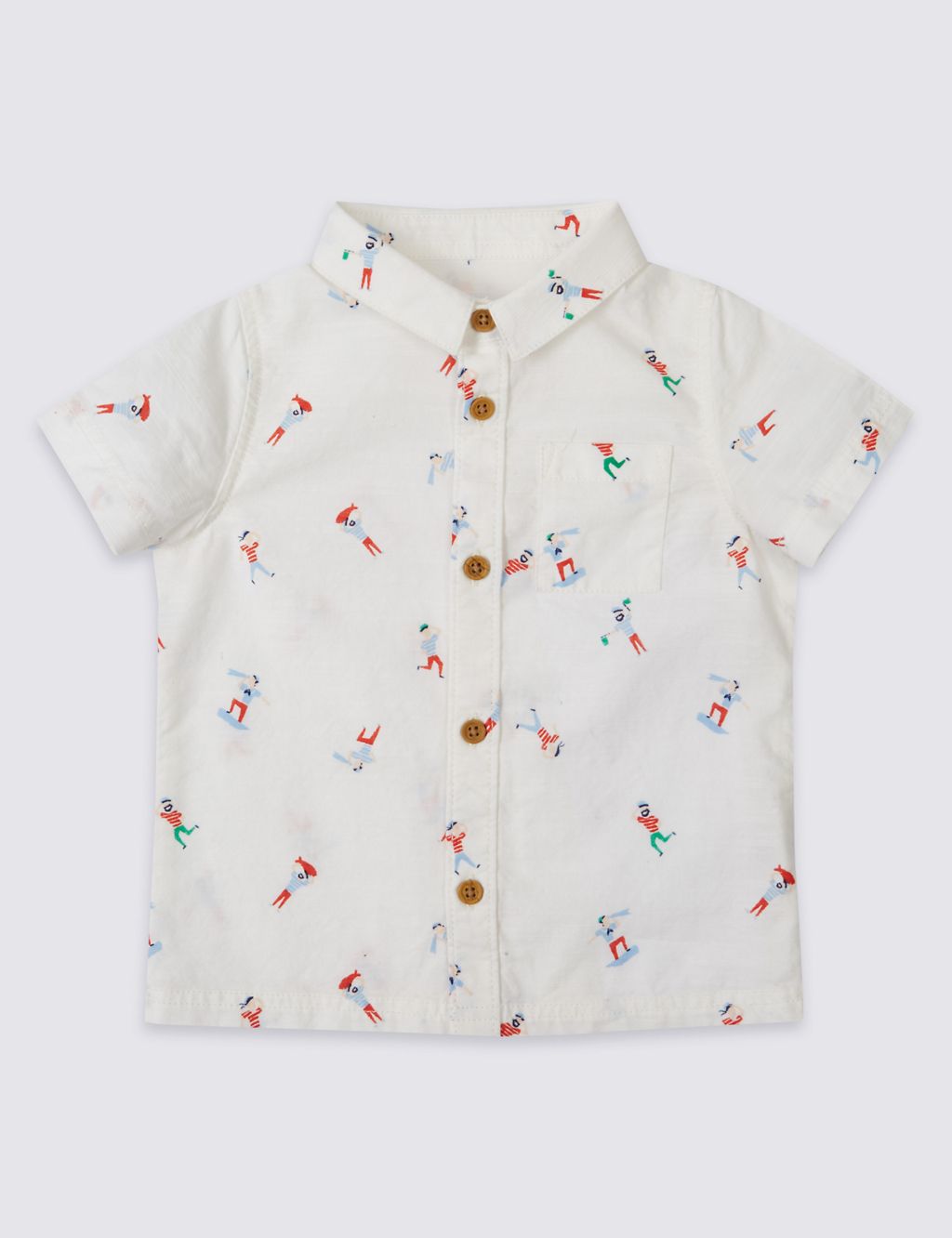 All Over Print Pure Cotton Woven Shirt 3 of 3