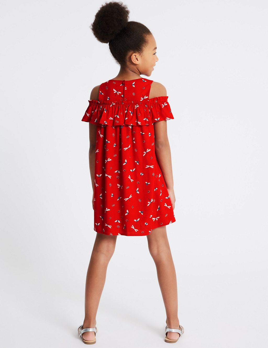 All Over Print Ruffle Dress (3-16 Years) 2 of 5