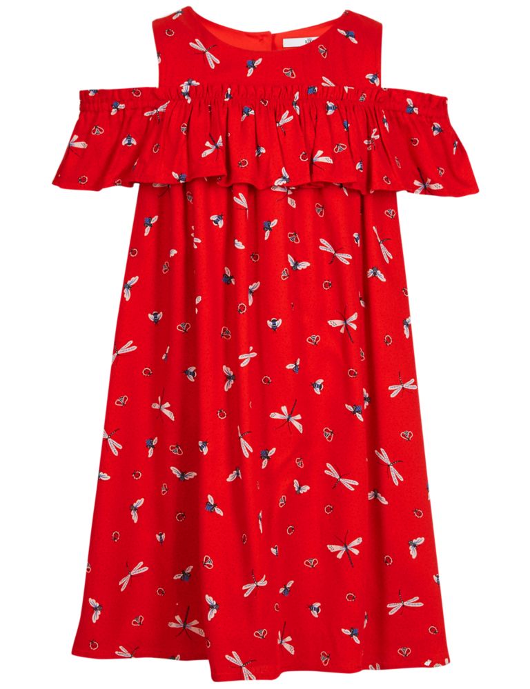 All Over Print Ruffle Dress (3-16 Years) 4 of 5