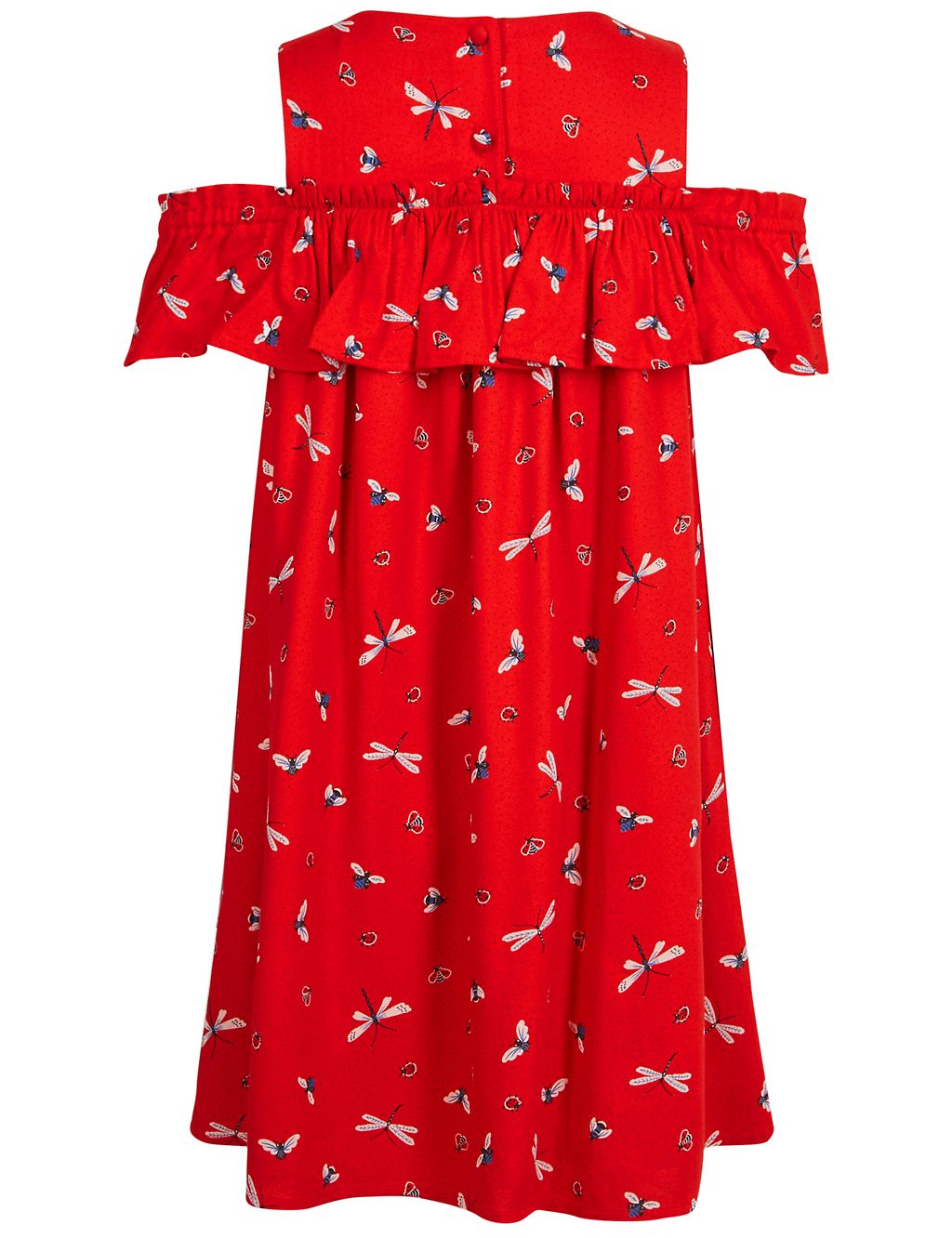 All Over Print Ruffle Dress (3-16 Years) 5 of 5