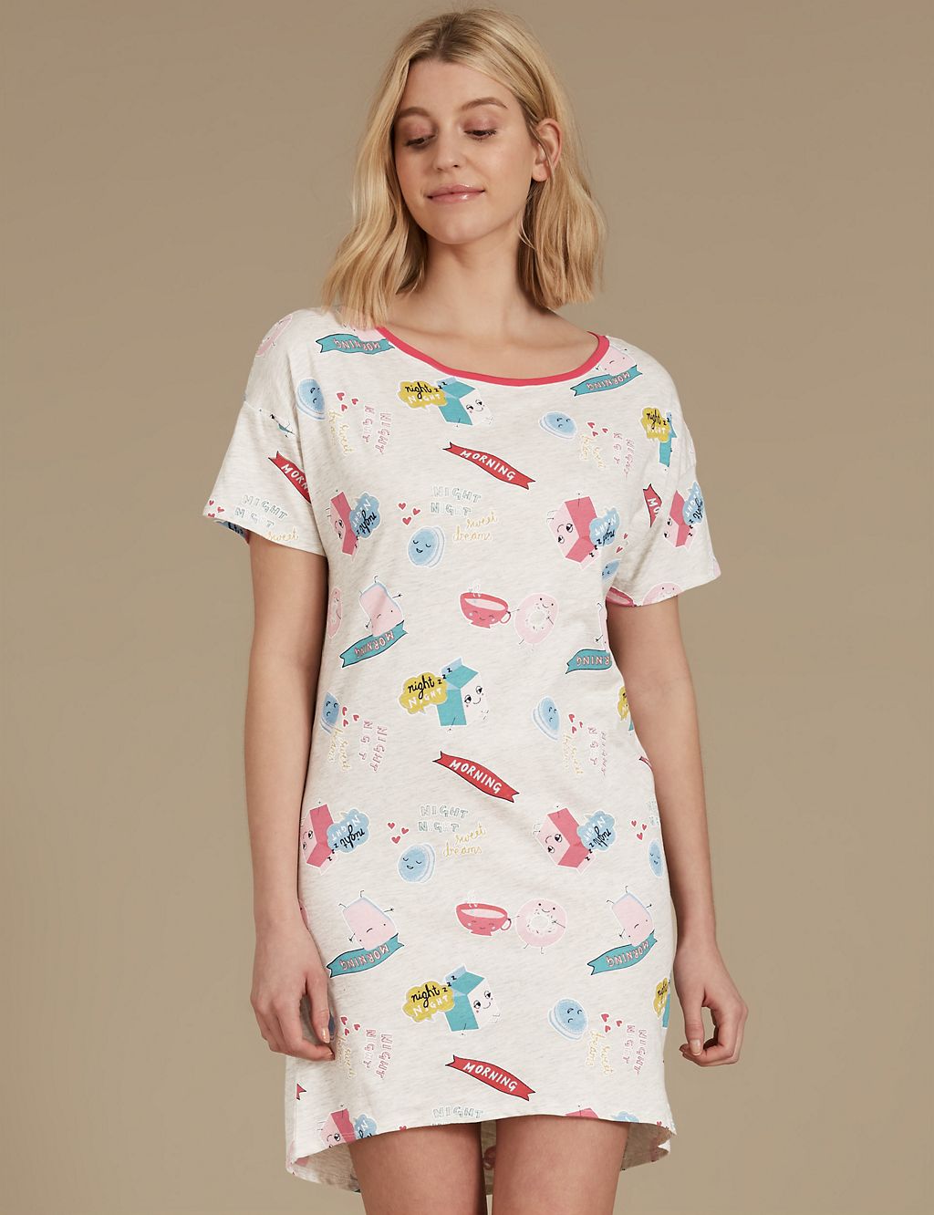 All Over Print Short Nightdress 3 of 5