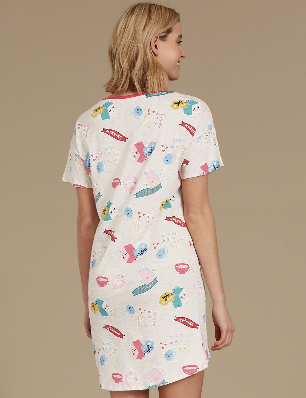 All Over Print Short Nightdress 2 of 5