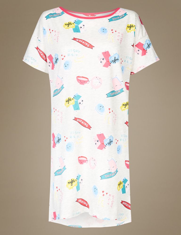 All Over Print Short Nightdress 2 of 5
