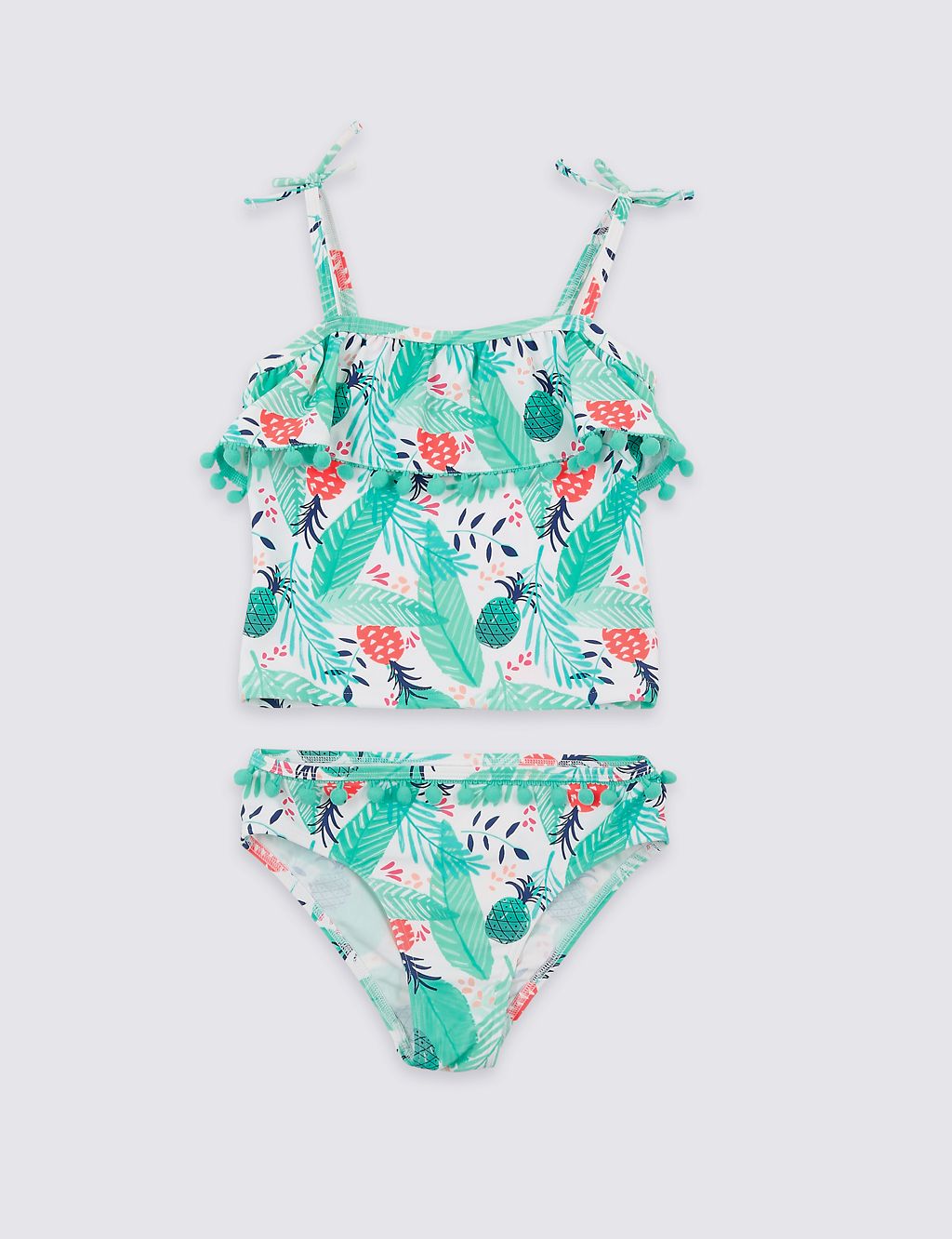 All Over Tropical Print Swimsuit (3-16 Years) 3 of 3