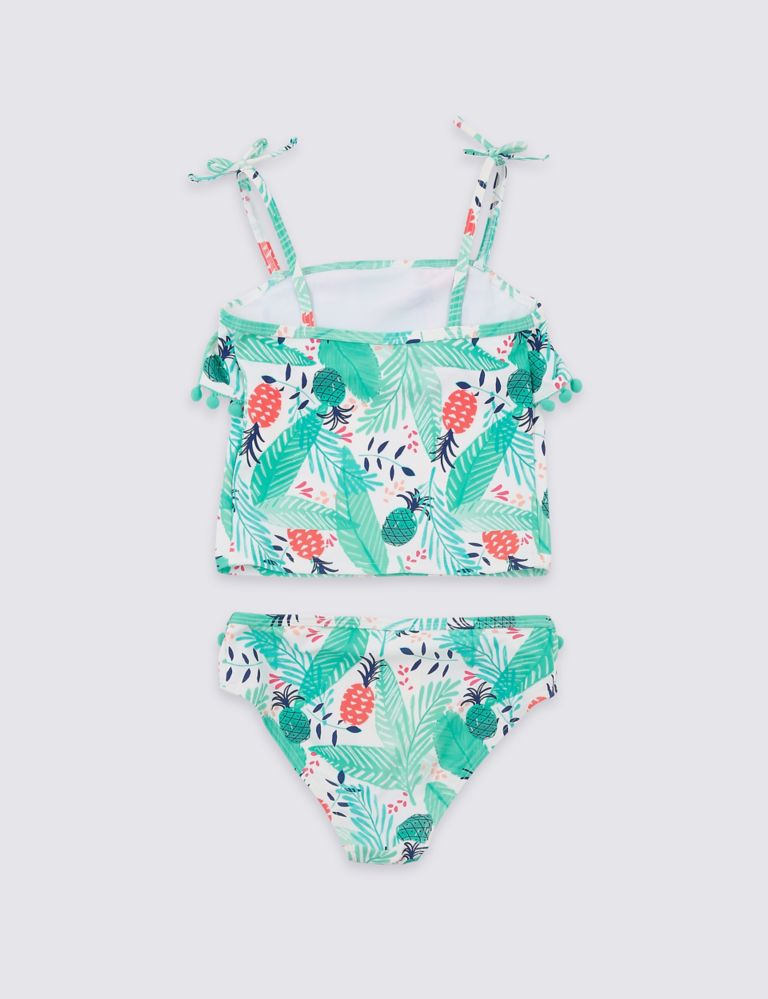 All Over Tropical Print Swimsuit (3-16 Years) 2 of 3