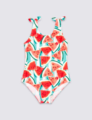 m&s red swimsuit