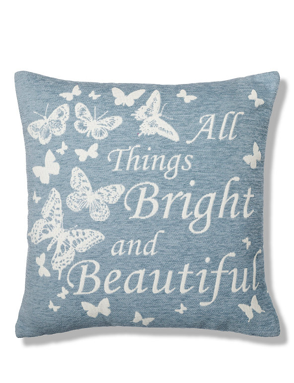All Things Bright Chenille Cushion Image 1 of 2