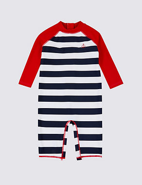 All in One Striped Swimsuit (3 Months - 7 Years) Image 2 of 3