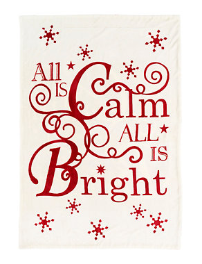 All is Calm All is Bright Throw Image 2 of 3