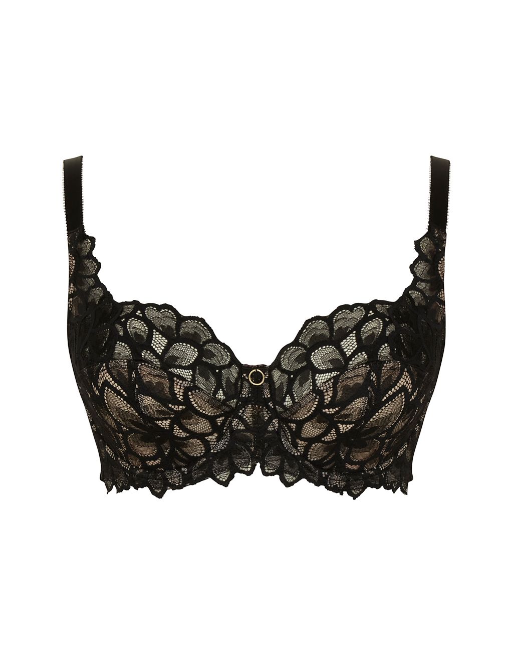 Allure Lace Wired Full Cup Bra D-J 1 of 6