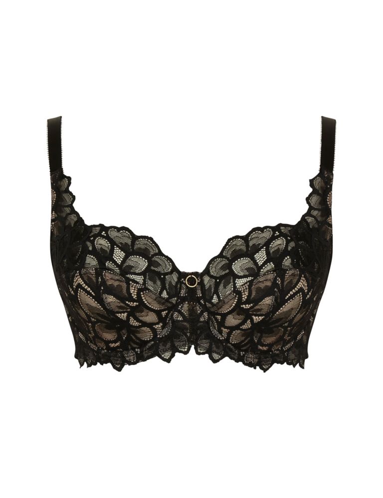 Allure Lace Wired Full Cup Bra D-J 2 of 6
