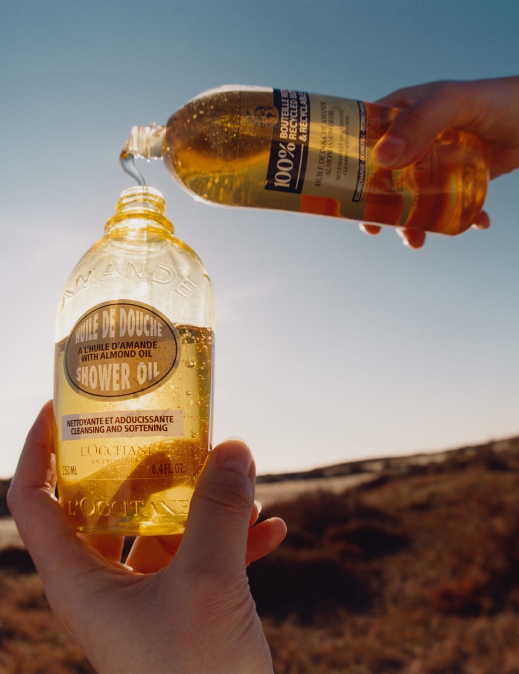 Almond Shower Oil Eco Refill 500ml L'Occitane M&S