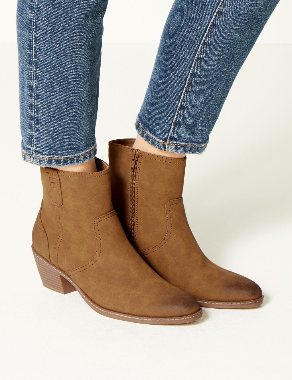 Almond Toe Ankle Boots 3 of 5