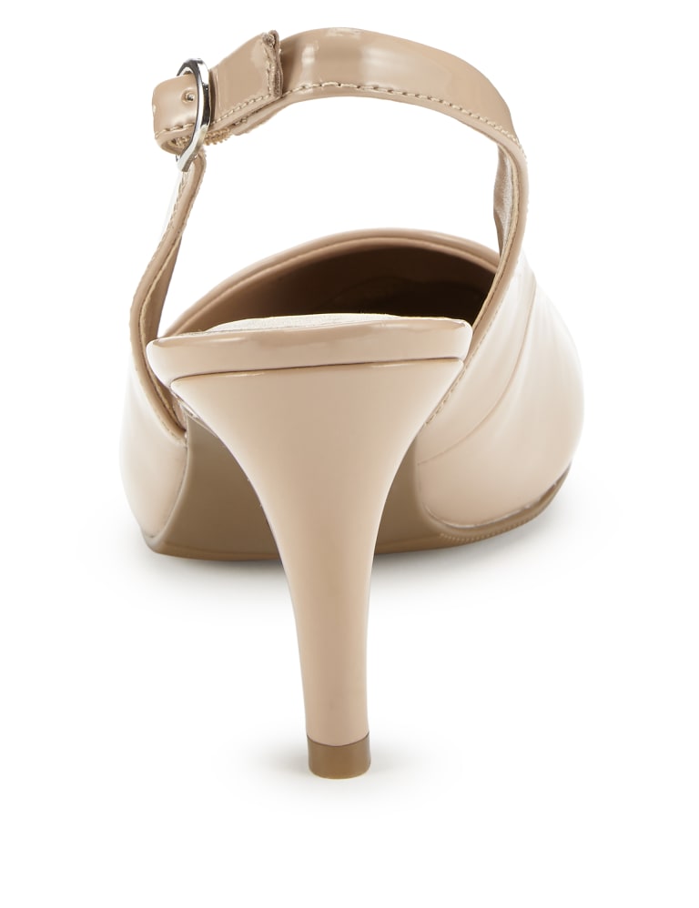 Almond sales toe slingbacks
