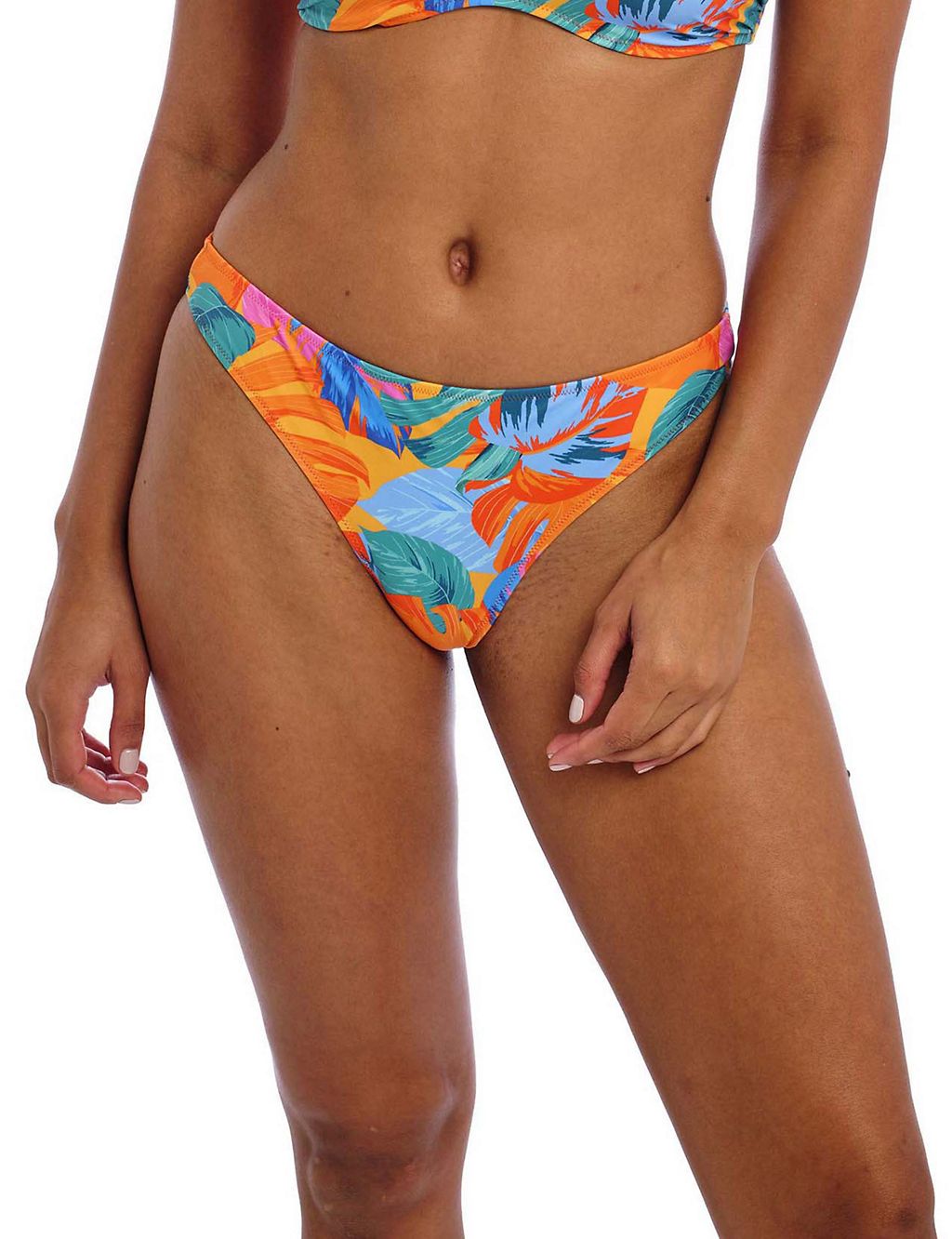 Aloha Coast Printed Brazilian Bikini Bottoms 3 of 4