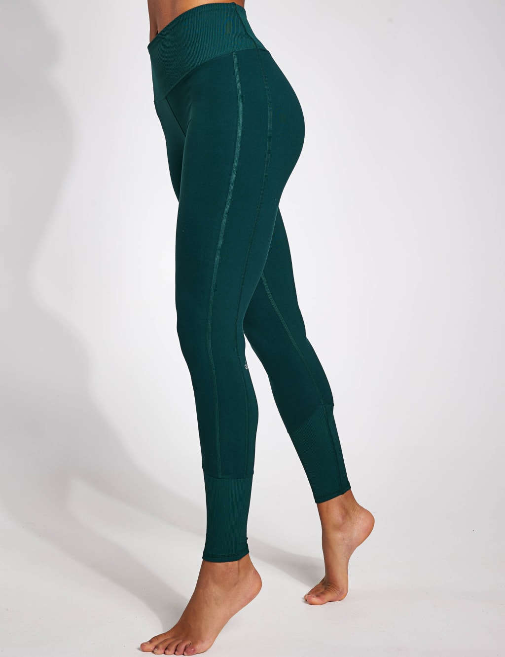 Hold High Waisted Leggings - Jungle Green