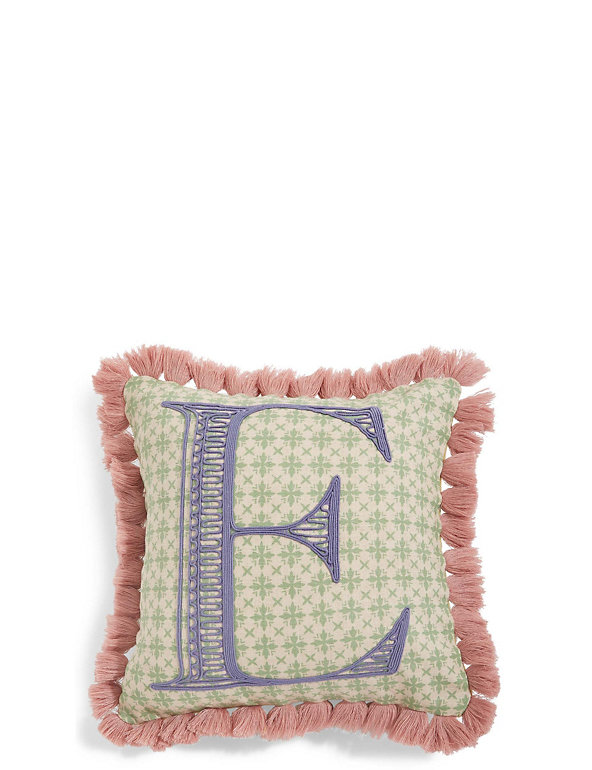 Alphabet E Cushion Image 1 of 2