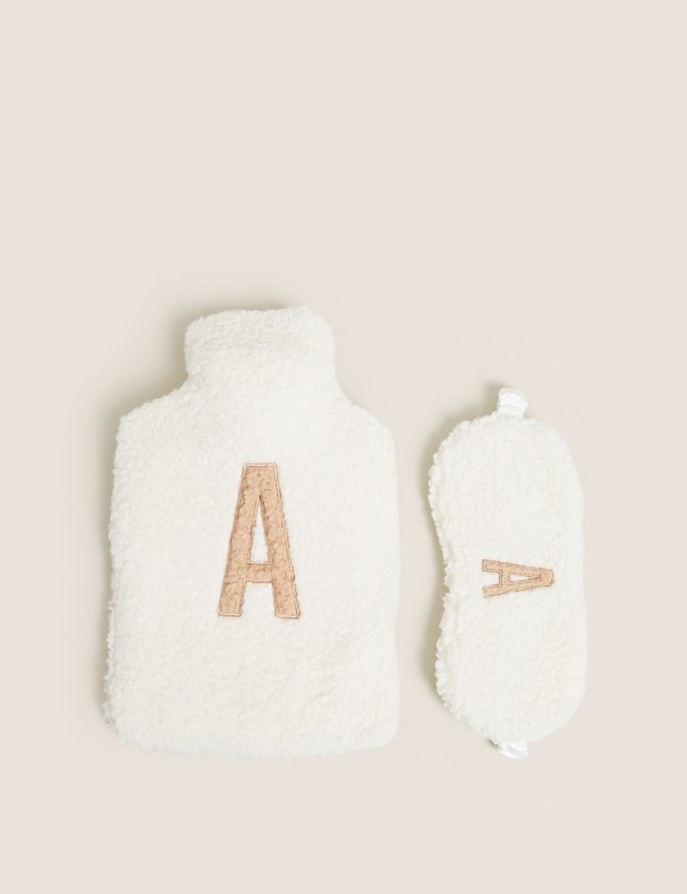 Alphabet Hot Water Bottle & Mask Gift Set 4 of 5