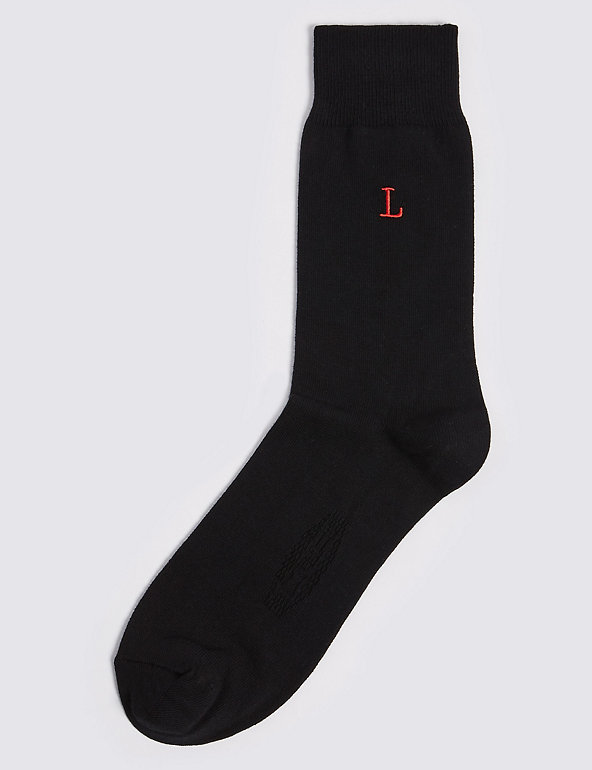 Alphabet L Freshfeet™ Socks Image 1 of 1