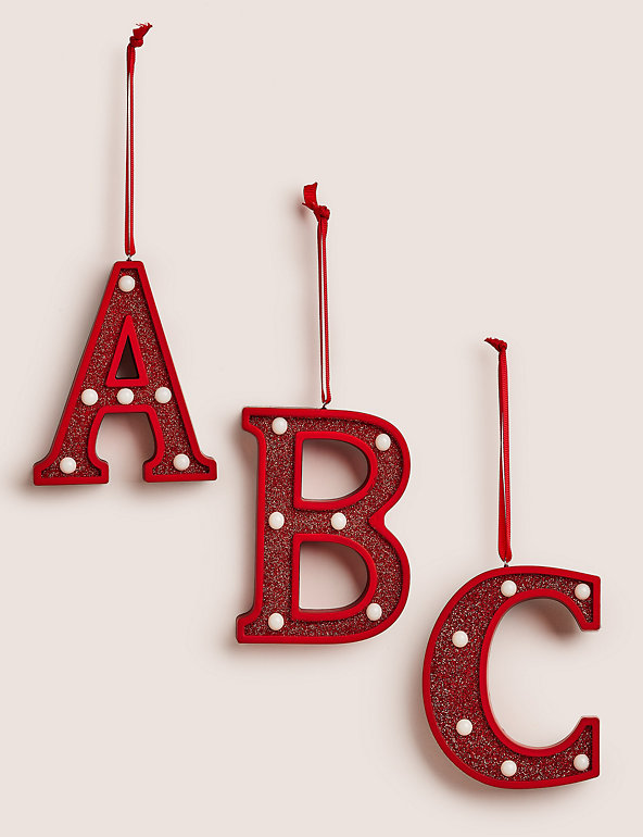 Alphabet Light Up Letter Decoration M S - Big Letters For Wall Decor Ireland