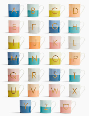 Letters Mugs