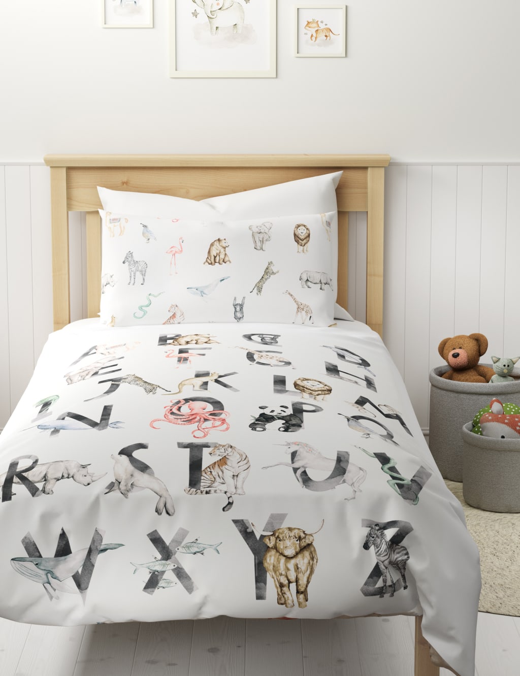 Alphabet Pure Cotton Bedding Set 3 of 4