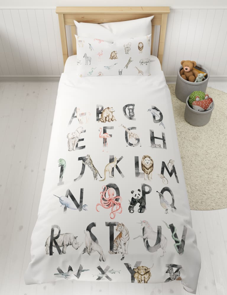 Alphabet Pure Cotton Bedding Set 4 of 4