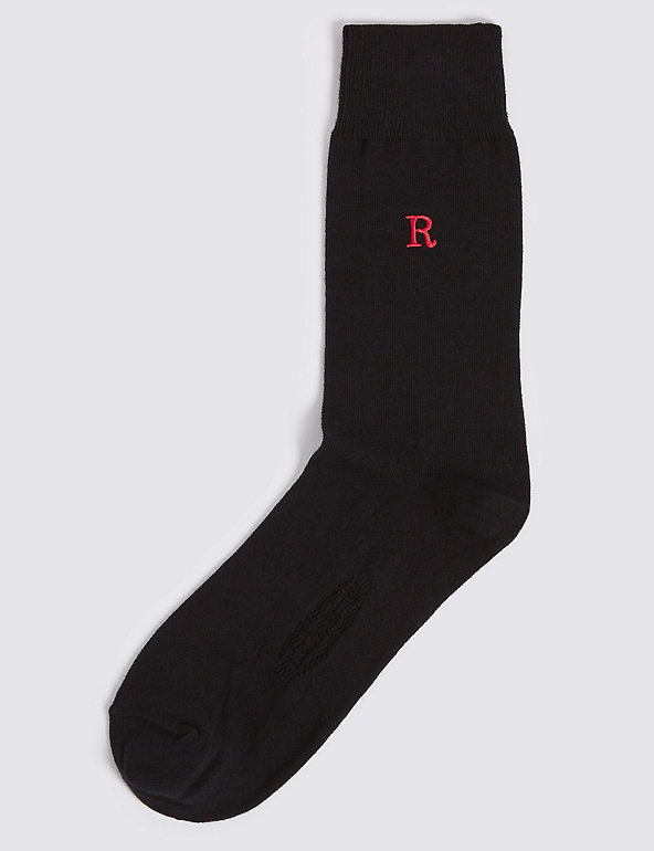 Alphabet R Freshfeet™ Socks Image 1 of 1