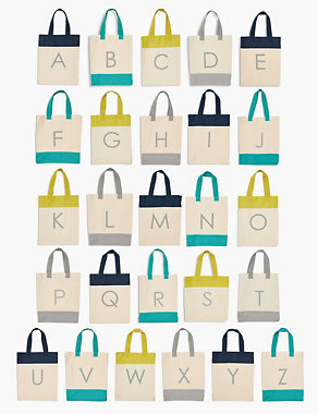 Alphabet Tote Bag Image 2 of 7