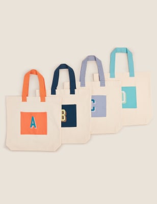 Alphabet canvas bag sale