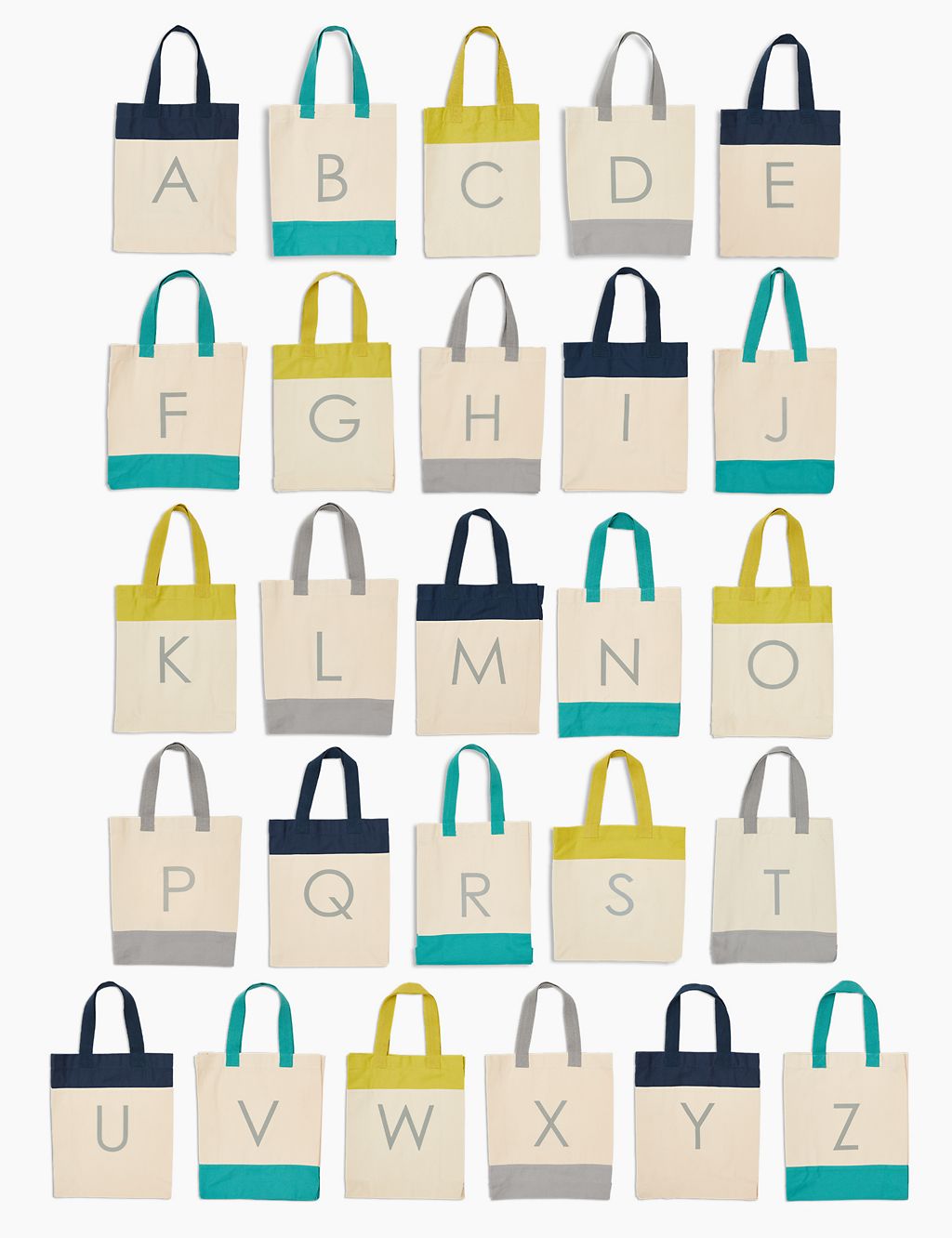 Alphabet Tote Bag 1 of 7