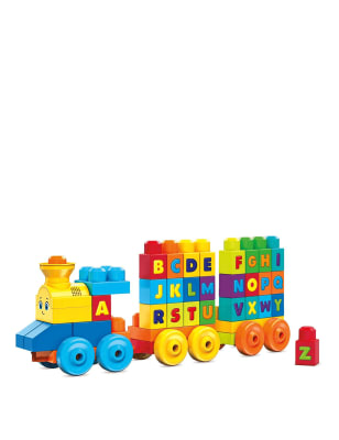 Alphabet Train Toy 1 5 Yrs Mega Bloks M S