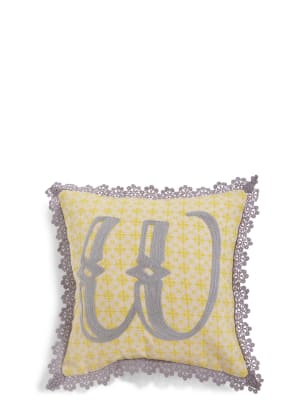 Alphabet W Cushion M&S
