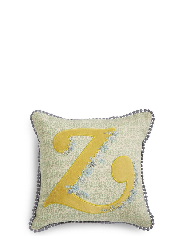 Alphabet Z Cushion Image 1 of 2