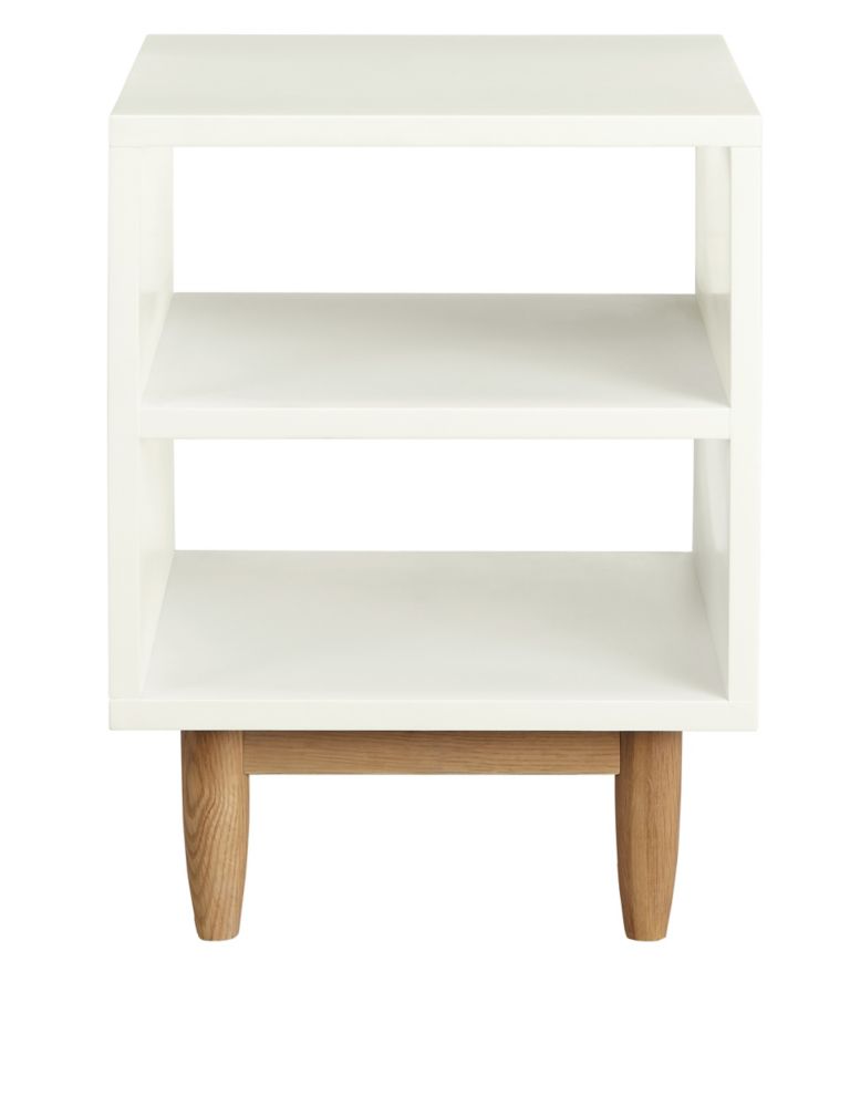 Alto Painted Bedside Table White 1 of 4