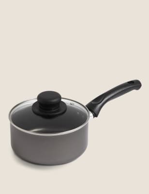 Aluminium 16cm Small Non Stick Saucepan M S