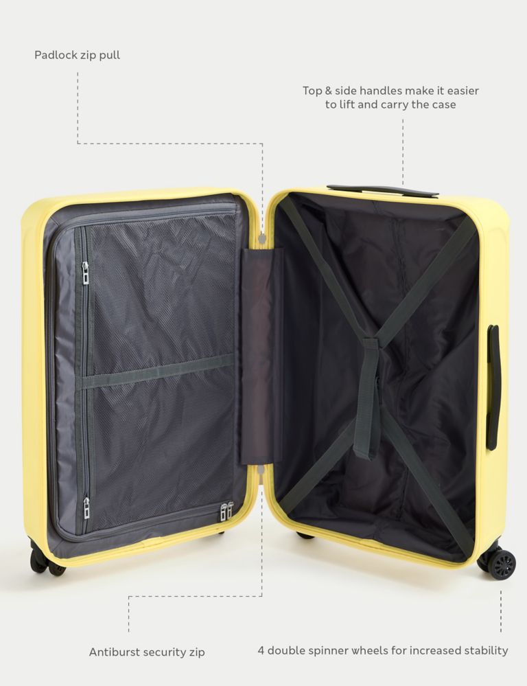 Amalfi 4 Wheel Hard Shell Medium Suitcase 9 of 10