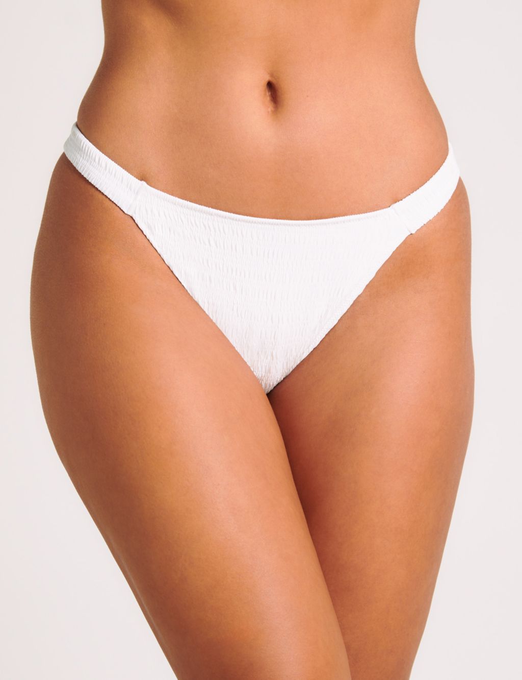 Amalfi Textured High Leg Bikini Bottoms 1 of 5