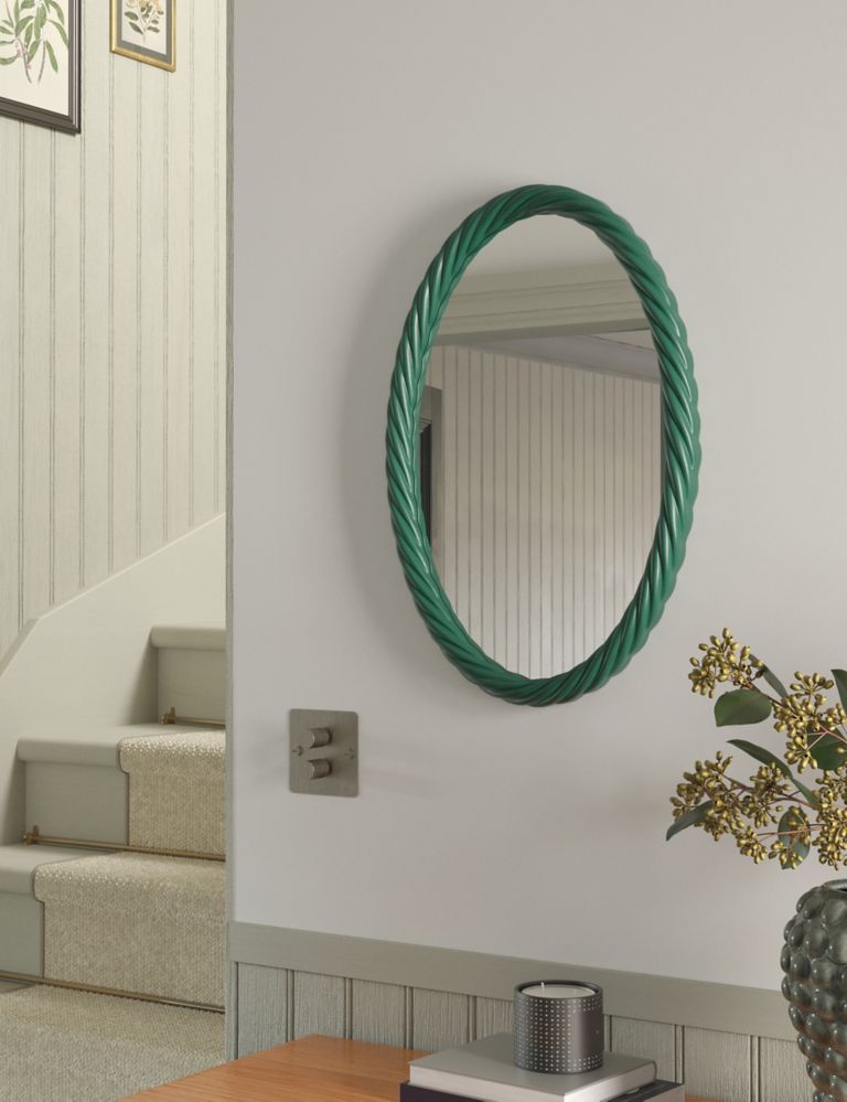 Amelia Oval Hanging Wall Mirror 1 of 6