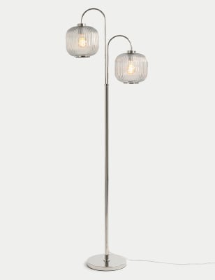 Amelia Ridged Floor Lamp Image 2 of 6