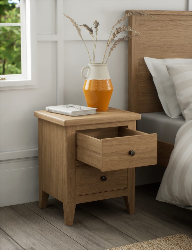 Amersham 2 Drawer Bedside Table 4 of 8