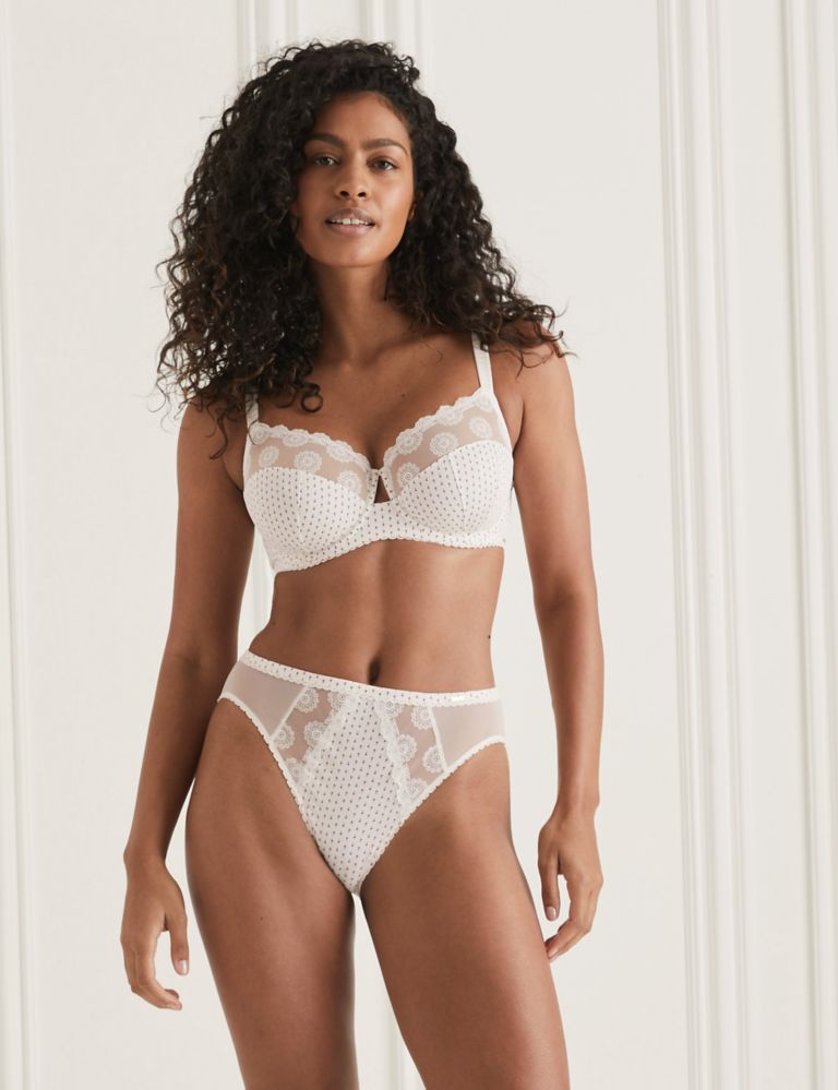 Ammi Wired Balcony Bra With Cotton F-H 5 of 7