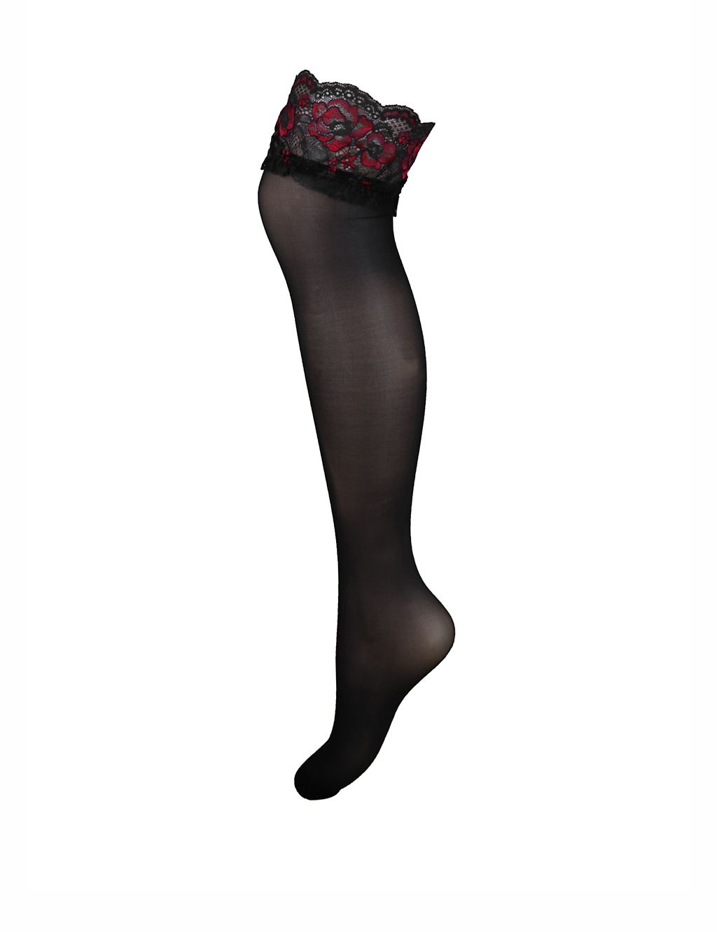 Amour 15 Denier Lace Top Hold-Ups 1 of 4