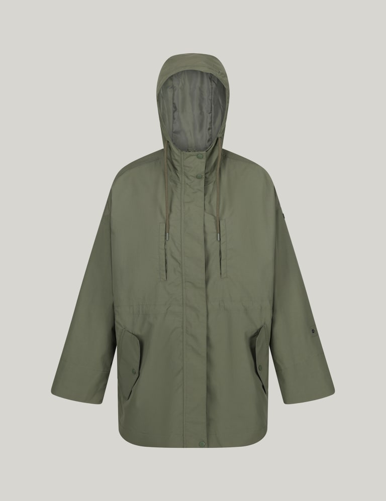 Amur Hooded Funnel Neck Rain Jacket 2 of 10