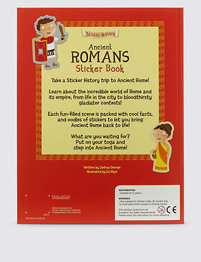 Ancient Romans Sticker History Book Image 2 of 3