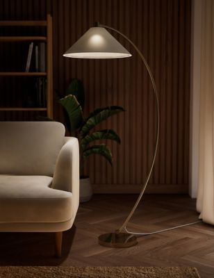 Andie Curved Floor Lamp Image 2 of 9