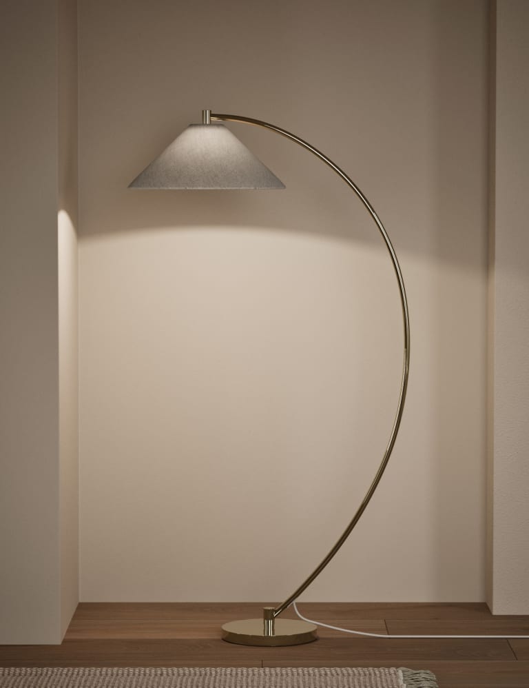 Curved floor lamp store