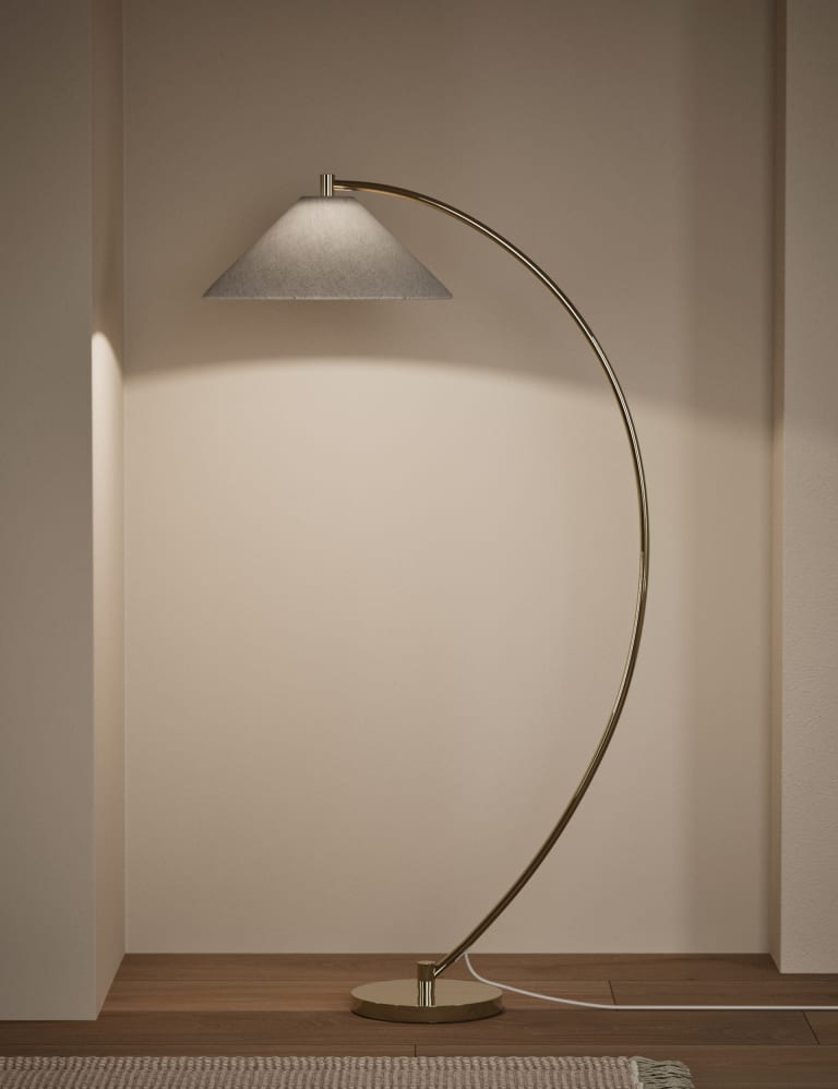 Andie Curved Floor Lamp 3 of 9