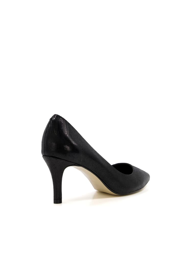 M&s black court shoes discount