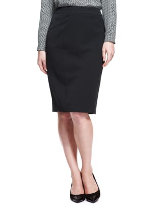 Knee length skirts marks and spencer sale